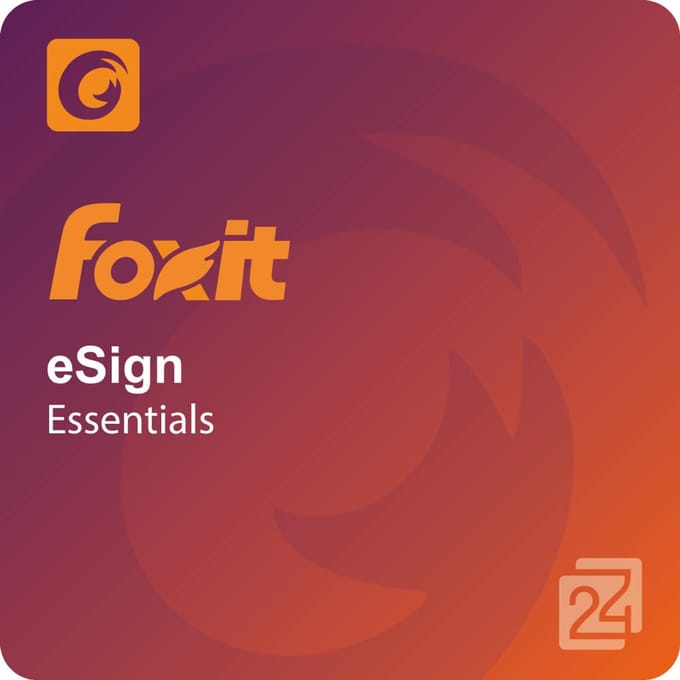 Foxit eSign Essentials 1 Jaar Nieuwe Aankoop