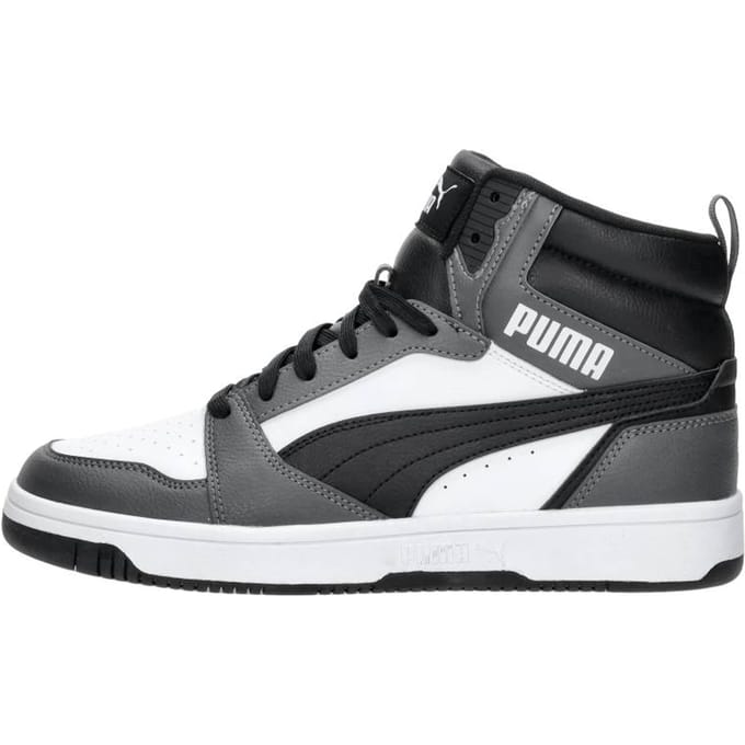 PUMA Rebound v6 Unisex Sneakers - PUMA White-PUMA Black-Shadow Gray