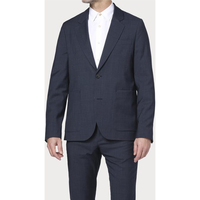 Paul Smith Jacket Unlined Indigo Taglia: 54 | Pantaloni da completo Outlet | Uomo | Blu