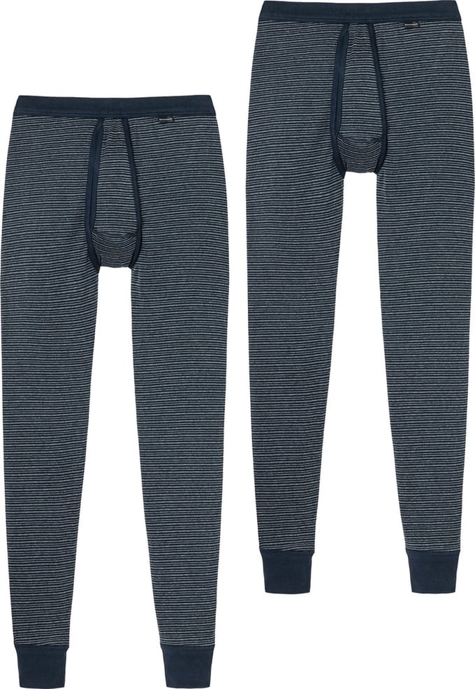 Schiesser Lange broek fijne rib melange'