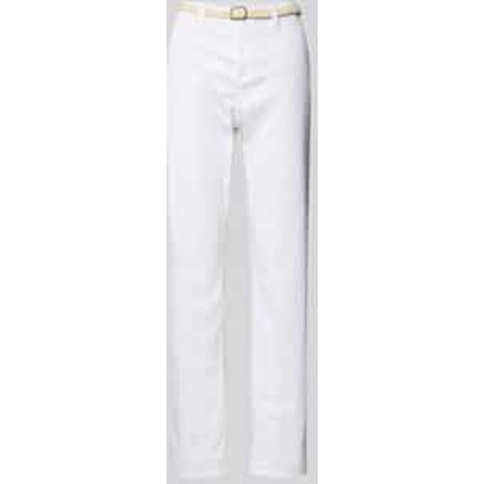 Tapered chino van katoenmix