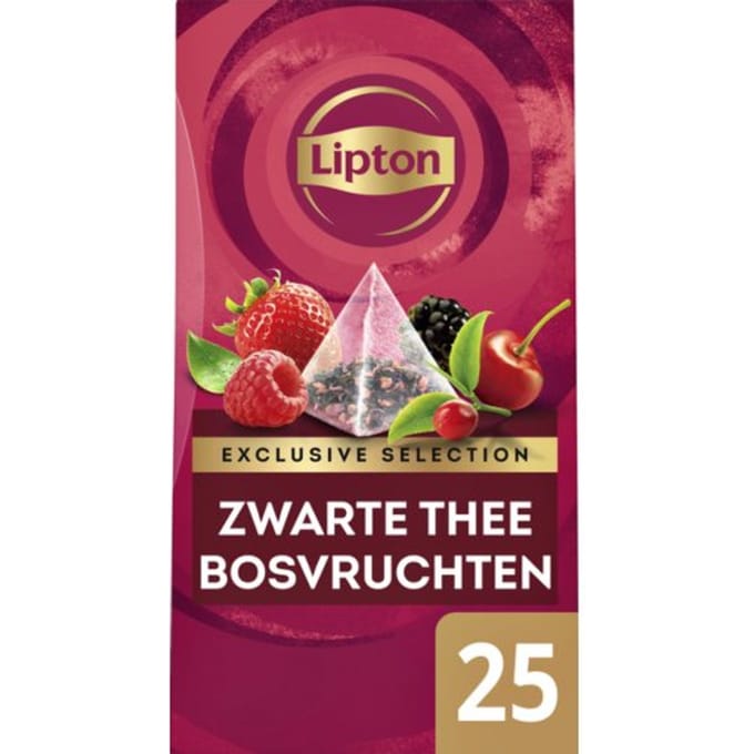 Lipton - Exclusive selection thee bosvruchten - 25 Pyramide zakjes