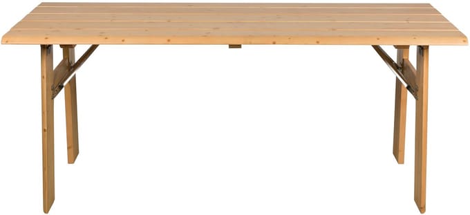 Zuiver Avenue Tuintafel/ Picknicktafel Opklapbaar 180x79 cm Naturel/ Bruin