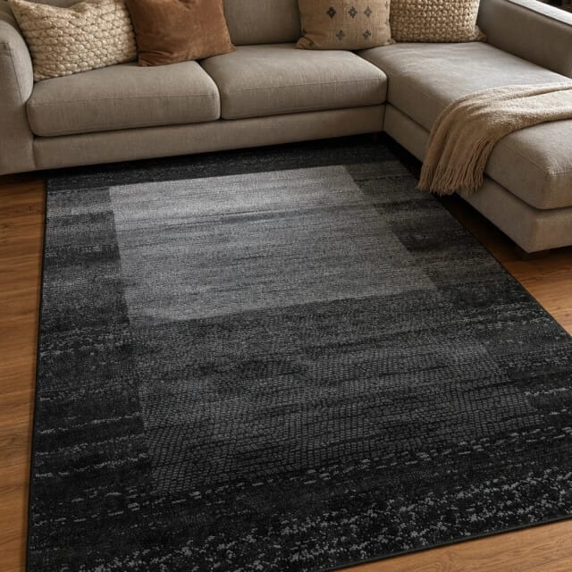 Muratap Luna modern vloerkleed grijs zwart- 200x290 cm