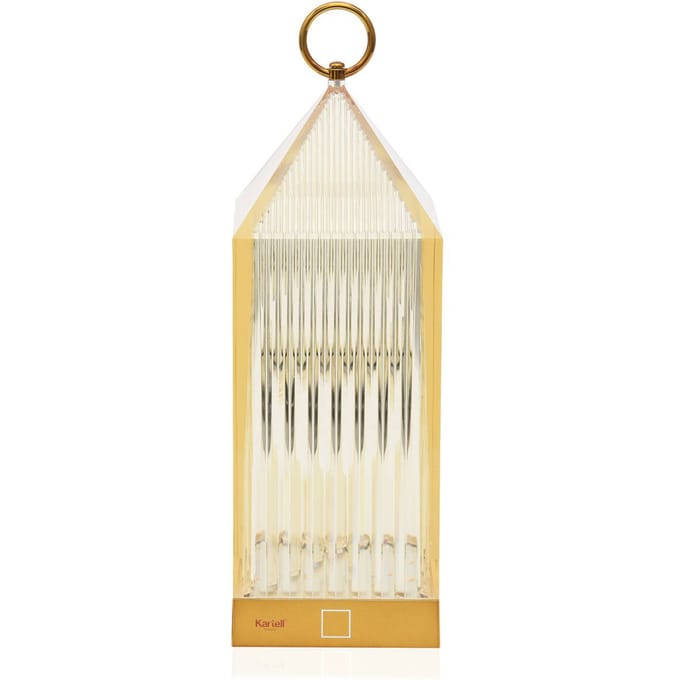 Kartell Lantaarn Tafellamp - amberkleurig
