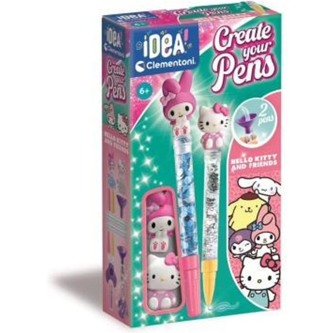 Clementoni Maak je eigen Pennen - Hello Kitty & Melody Knutselen