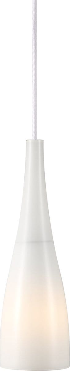 Nordlux Embla hanglamp - kegelvorm - 32 cm hoge kap - Ø12 cm - wit