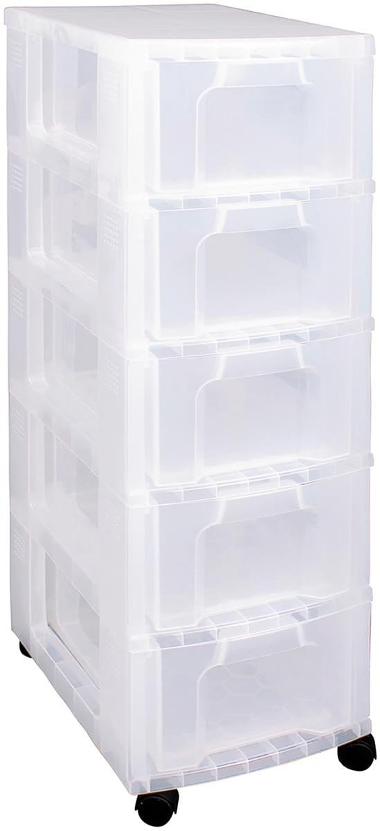 Really Useful Box ladenblok 5 x 12 l | transparant