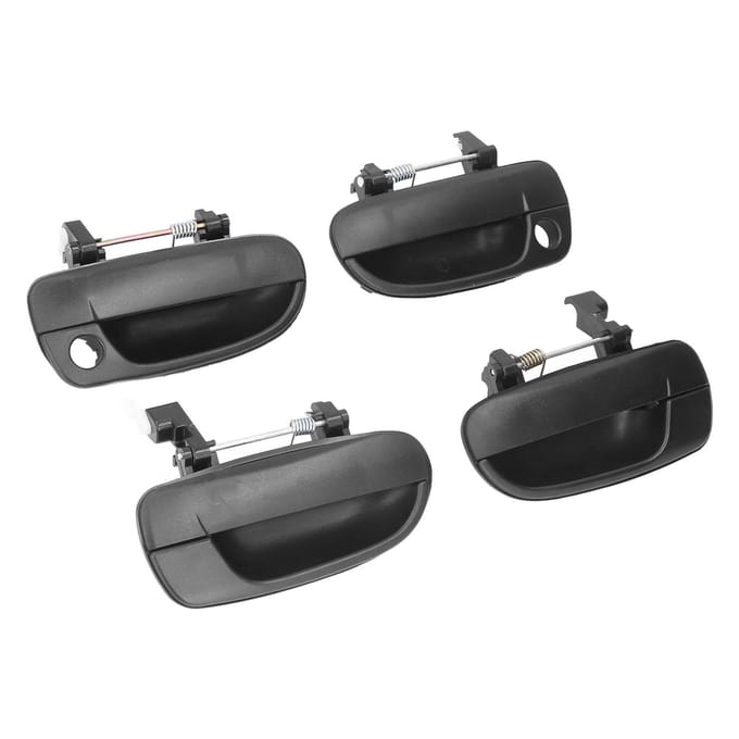 4 stuks Buitendeurklink 82650‑25000 Autoaccessoires Vervanging voor Hyundai Accent 2000‑2006 black
