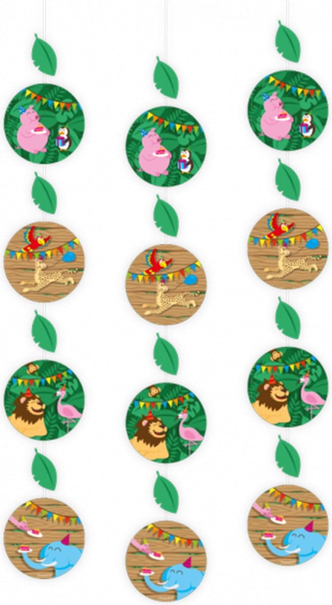 Hanging decoration - Jungle (3pcs)