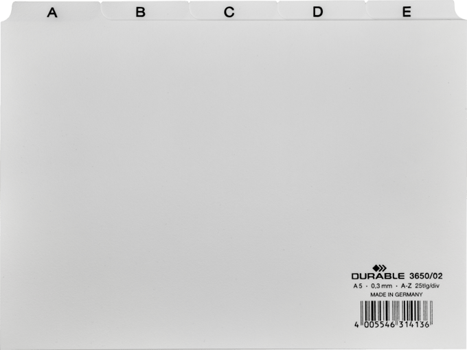 Efalock Register A-Z