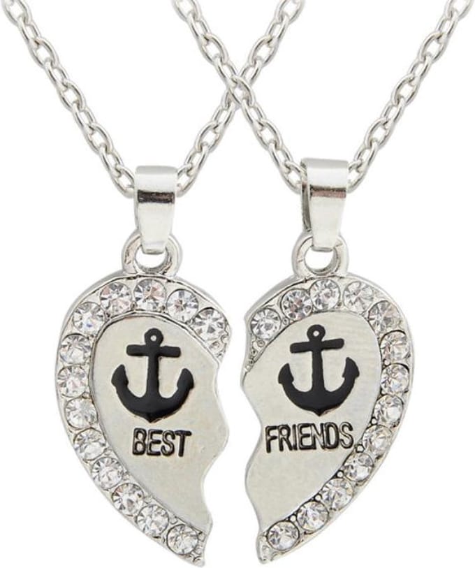 Fako Bijoux® - Vriendschapsketting - BFF Ketting - Best Friends - Anker