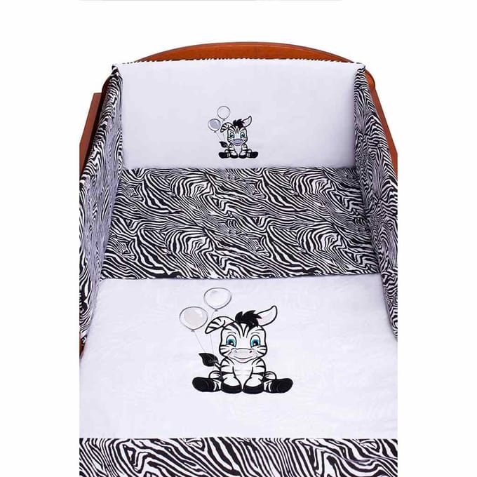 New Baby Zebra dekbedovertrek 100x135 cm - Wiegset katoen