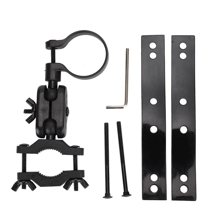 Kit de support de caméra de rétroviseur de voiture, support d'enregistrement de conduite rotatif à 360 degrés gray