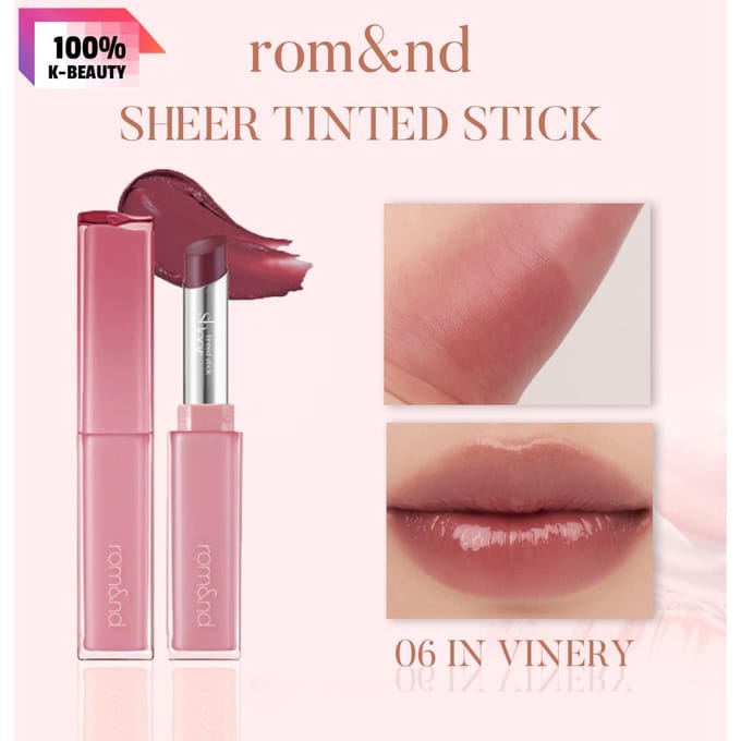 Rom&nd Romand SHEER TINTED STICK 2g/0.07oz (7 kleuropties)