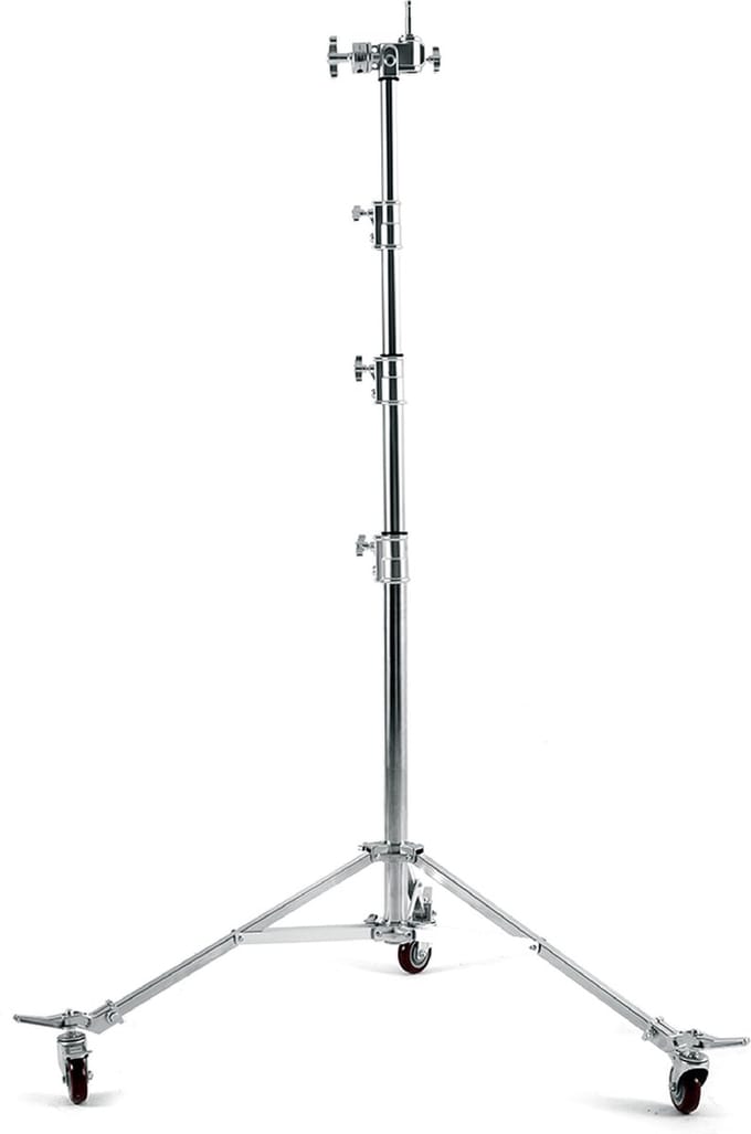 Bresser Heavy Duty Lampstatief - BR-C6M - Met Wielen - 600 CM - Maximale Belasting 30KG