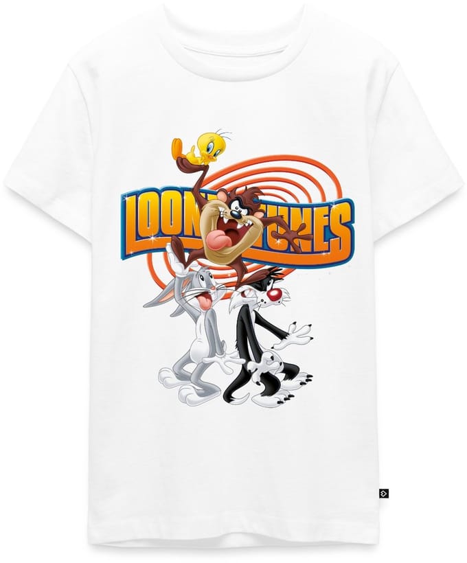 Looney Tunes Bugs Taz Tweety Sylvester Premium T-Shirt Tiener