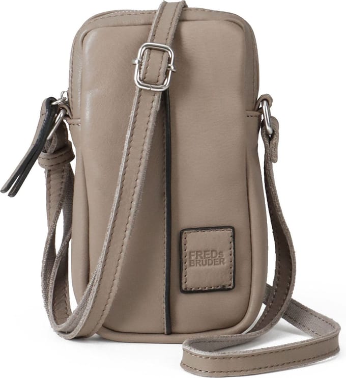 FREDsBRUDER Telefoontasje Schoudertas FB Bulky Cellphone Bag Warm Grey Grijs