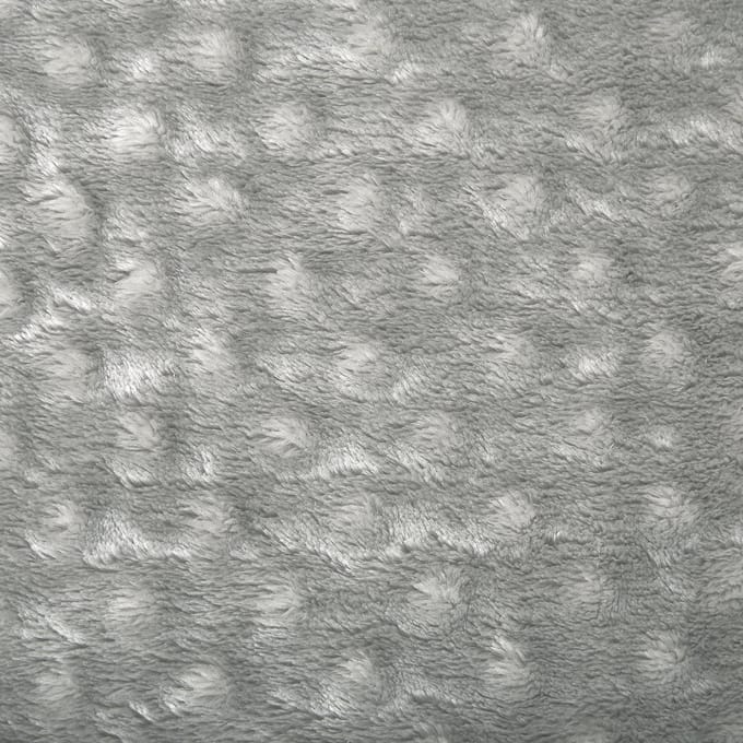 SAMUR - Plaid - Lichtgrijs - 200 x 220 cm - Polyester