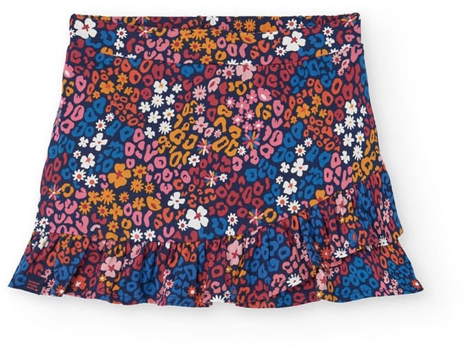Boboli Stretch Knit Floral Rok Veelkleurig 4 Years Meisje
