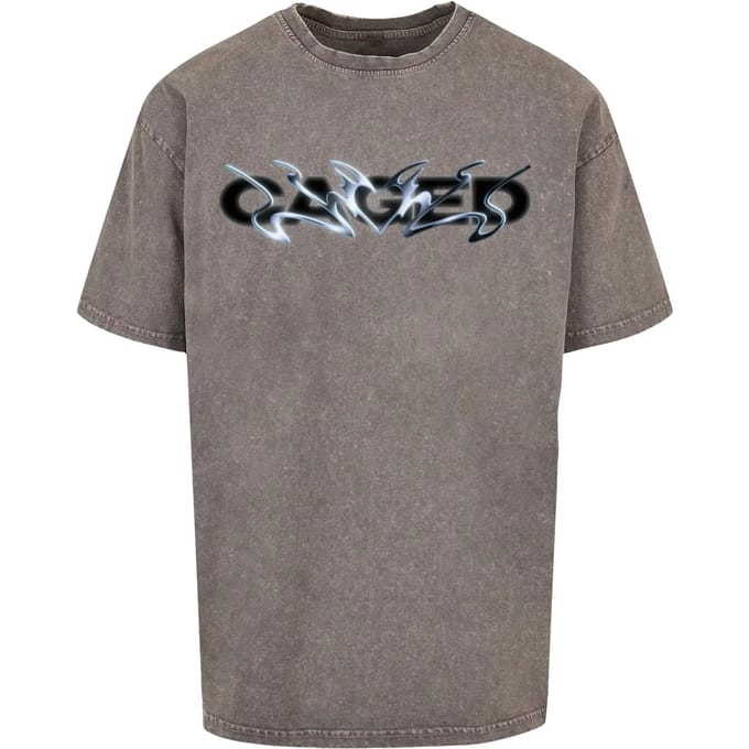 Oversized T-shirt Upscale Cagedchrome Acid Heavy