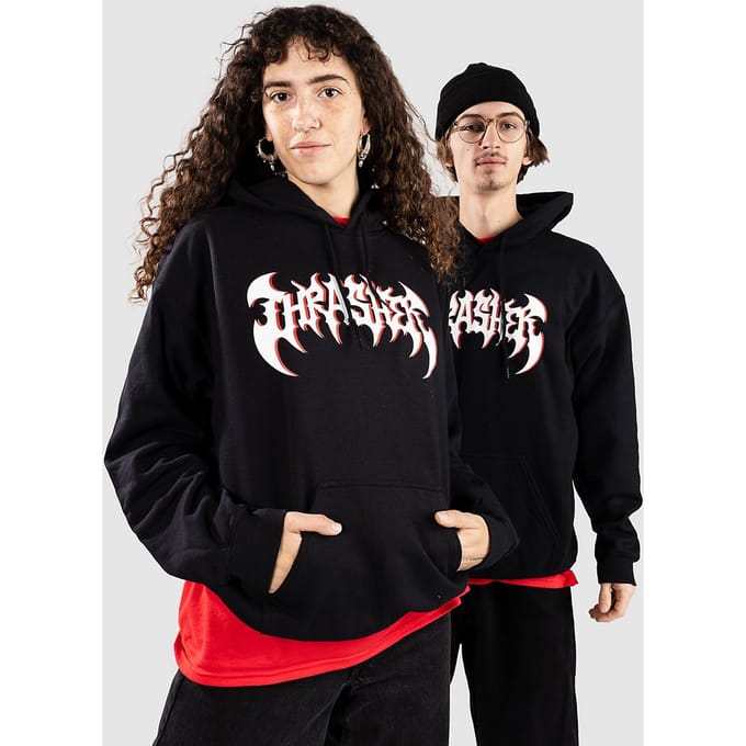 Thrasher Heavy Metal Hoodie zwart