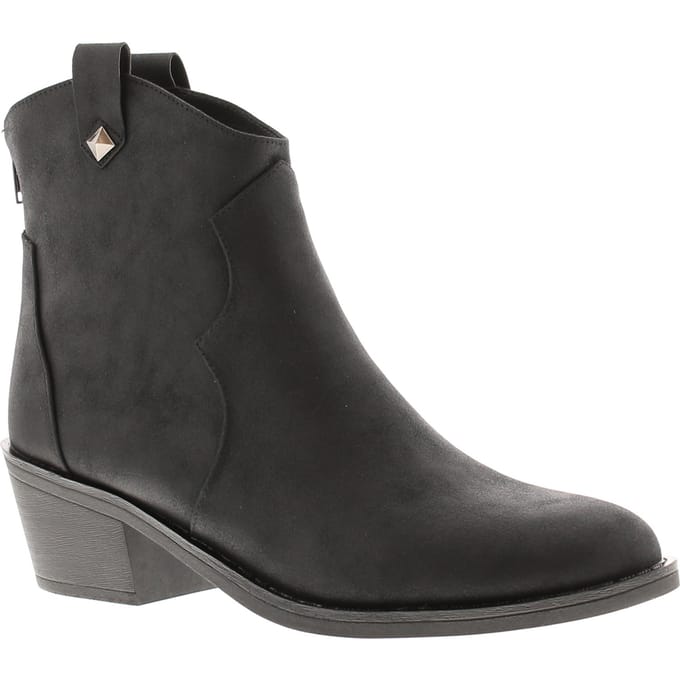 Women's Rocket Dog Yolanda Western Ankle Boots in Black