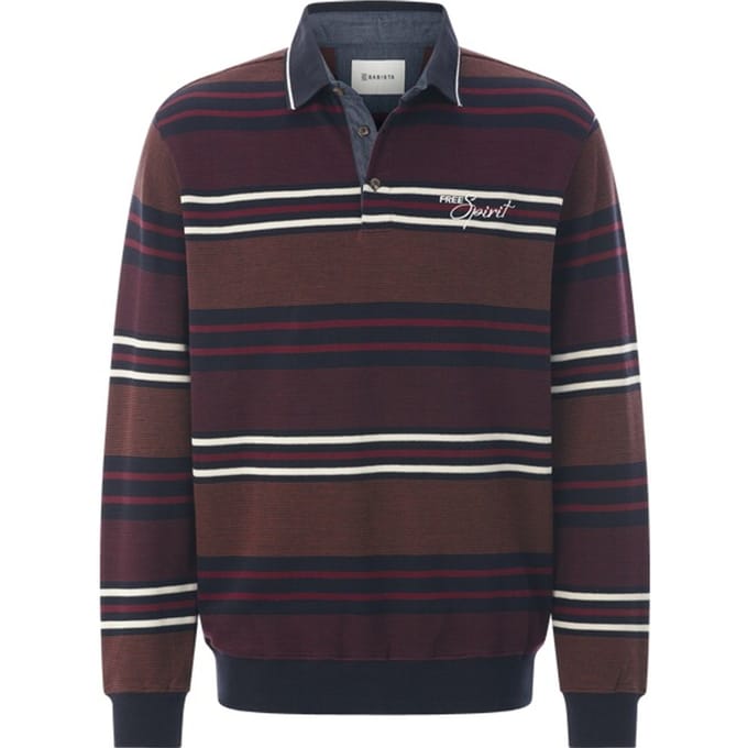Babista herren Sweatshirt - 52/54 - donkerrood - Plus Size