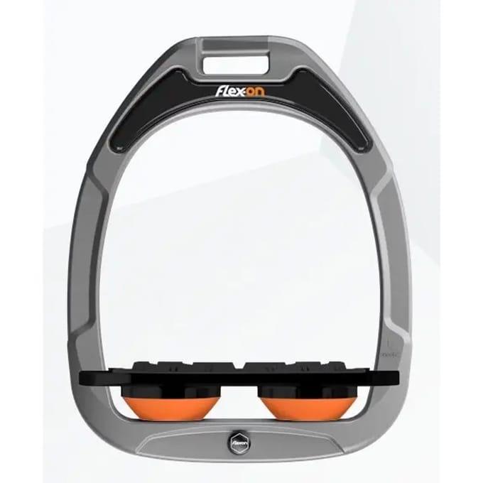 Platte Grip Aluminium/ZWART/ORANJE Flex-On Green Composite