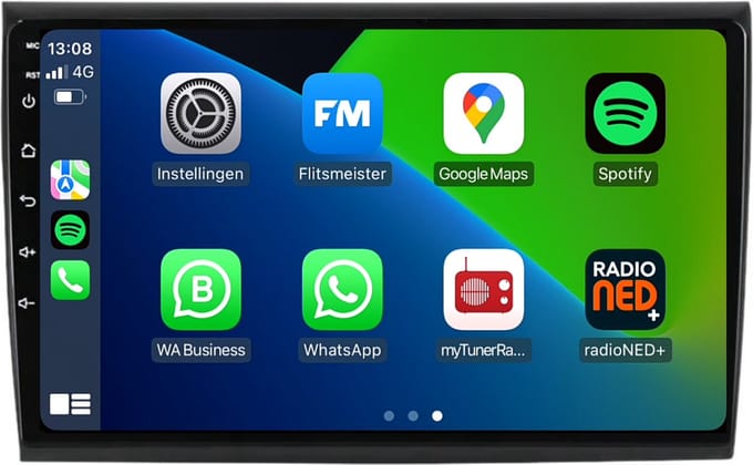 Carplay autoradio voor Fiat Bravo | 2006 t/m 2017 | Android 13 | Draadloos Apple Carplay & Android auto | 2GB + 32GB | 8-Core processor | Davilon | 2025 model | 2006 2007 2008 2009 2010 2011 2012 2013 2014 2015 2016 2017 | Bluetooth & Wifi