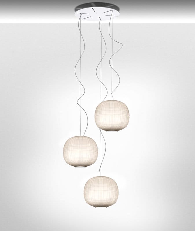 Foscarini - Tartan hanglamp - wit