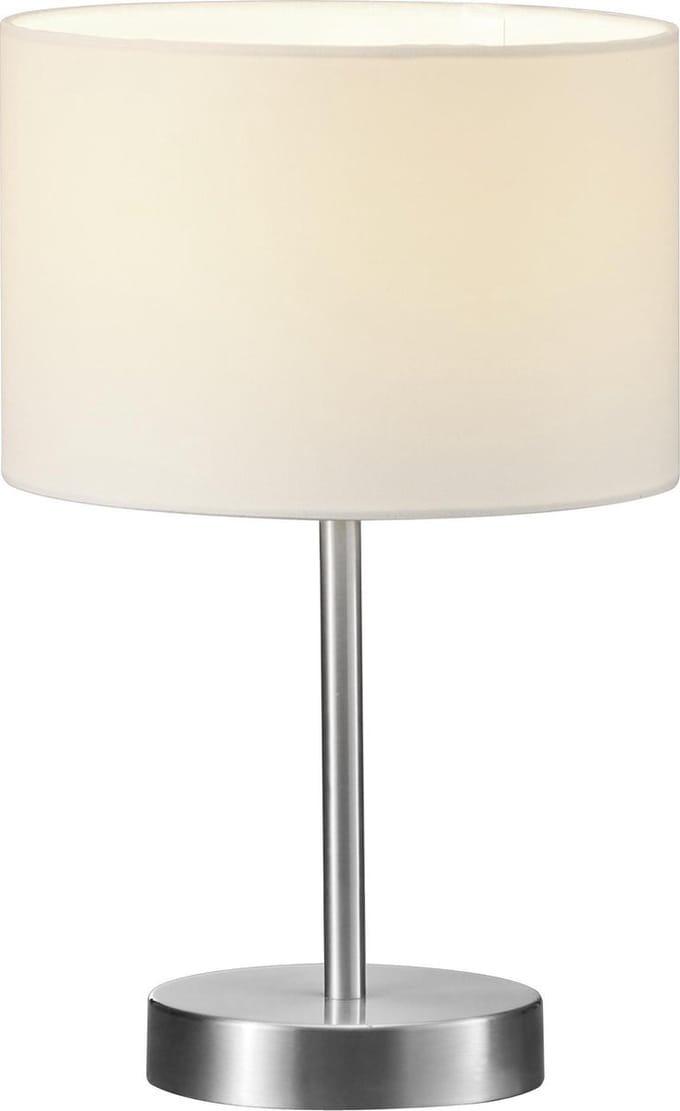 TRIO HOTEL - Tafellamp - Nikkel mat - excl. 1x E14 4,9 W - Snoerschakelaar