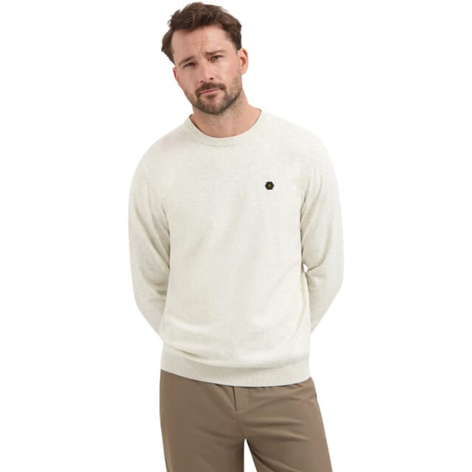 No Excess Pullover crewneck 2 coloured melang kit melange