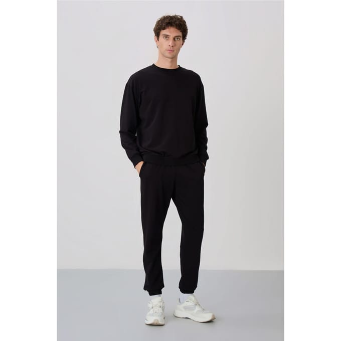 Heren Oversized Sweatshirt en Broek Set