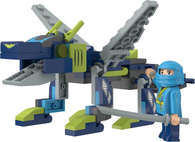 Playtive bouw set Mini Draak 99-delig