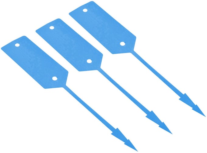 CombiCraft Werkplaatslabels blauw - 500 stuks