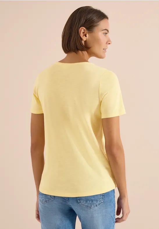 Basic Shirt met ronde hals