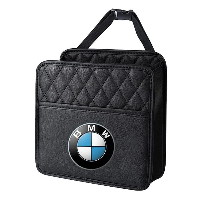 Sac de Rangement de Voiture Multifonctionnel Poche de Rangement au Dos du Siège Pour BMW E39 E46 E90 E36 E60 E34 E30 F30 X1 X3 X5 X6 71 E92 E93 E87 E83 noir