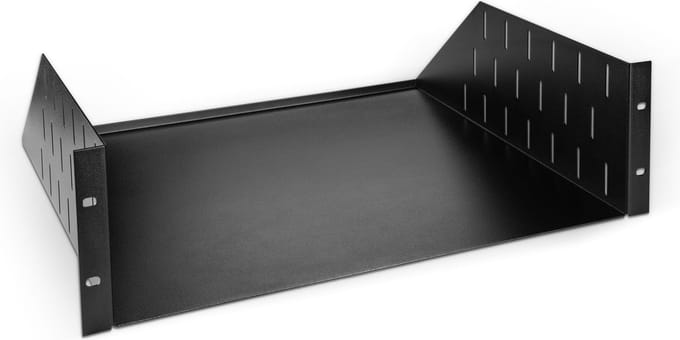 Adam Hall RACK TRAY 03 19 inch rackbak 4 HE Staal