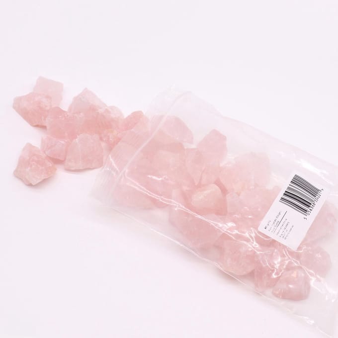 Ruwe kristallen (500 g) - Rozenkwarts