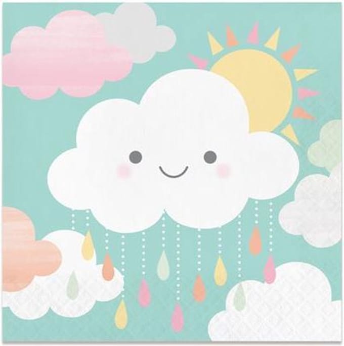 Servetten - sunshine baby (33cm, 16 stuks)