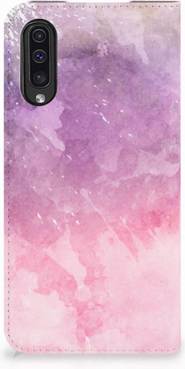 Bookcase Samsung Galaxy A50 Pink Purple Paint