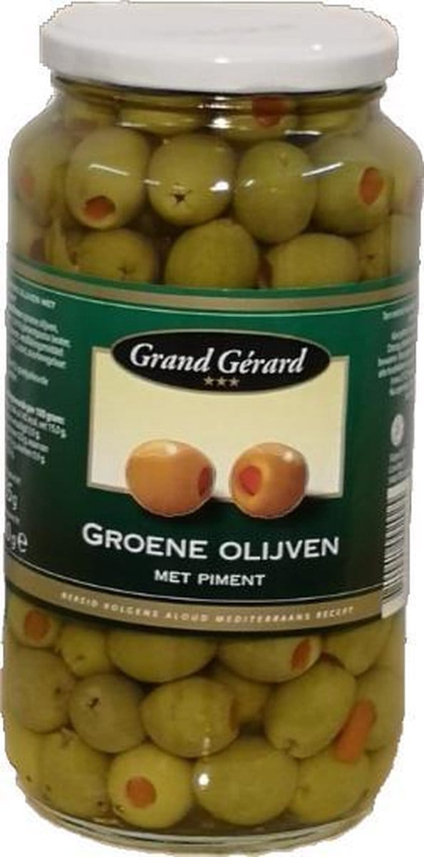 Olijven Met Piment Grand Gerard pot 935 ml