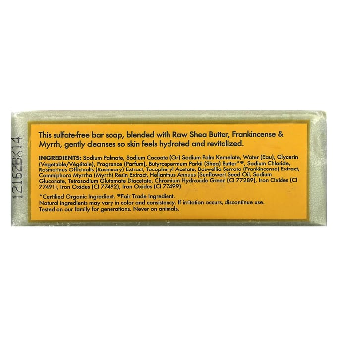 SheaMoisture, Savon au beurre de karité brut, encens et myrrhe, 227 g (227g) beige