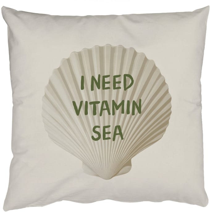 Sierkussens - Kussentjes Woonkamer - 45x45 cm - Schelp - Quote - Groen