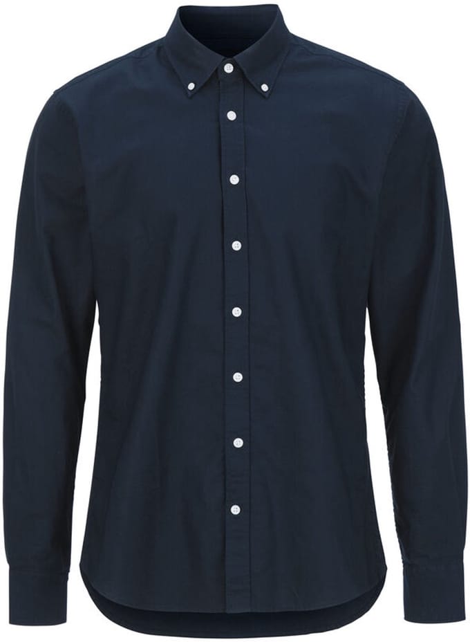 Cottover HEMD OXFORD SLIM FIT MAN - GOTS GECERTIFICEERD 141032 - Marine - 48