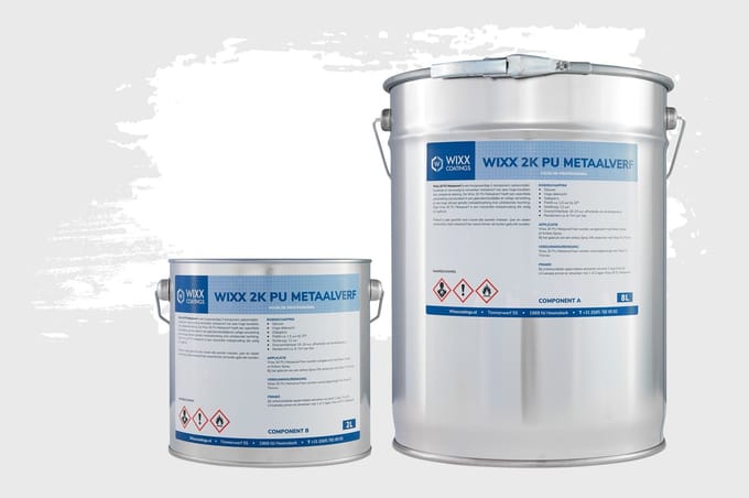 Wixx 2K PU Metaalverf - 5L - Wit