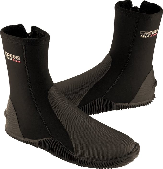 Cressi Isla Neoprene 5 Mm Duikbooties Zwart,Grijs EU 48-49