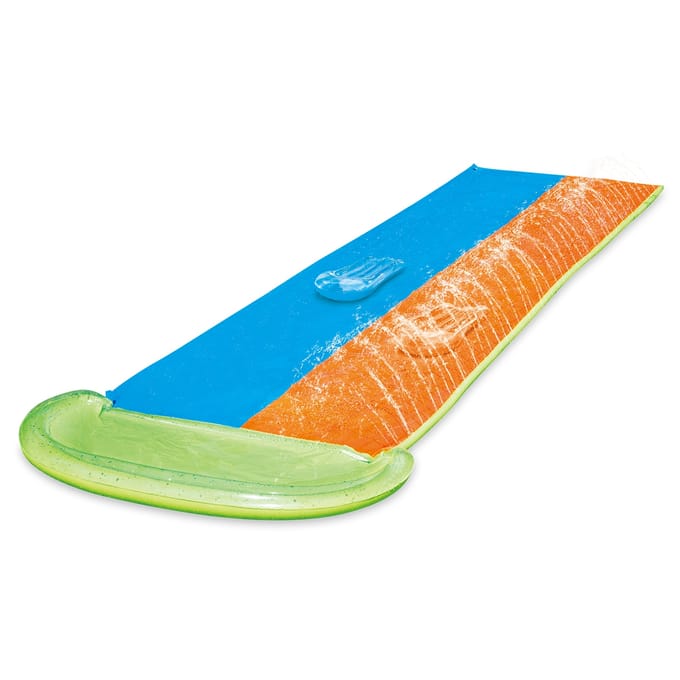2 Persoons Waterglijbaan Racer 549 cm - Waterspeelgoed - Dubbele Glijbaan