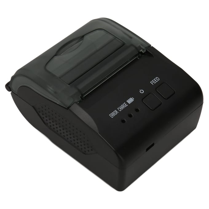 58mm Thermische Printer BT4.0 90mms 100km TPH 203DPI USB Interface Verzendlabel Printer voor Kantoor black